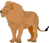 Brown Lion Clip Art